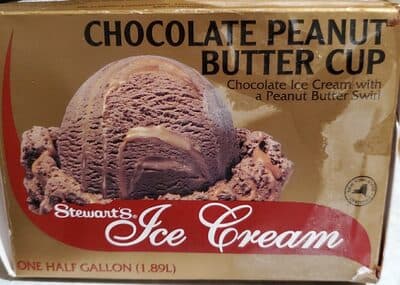 Stewart's Chocolate Peanut Butter Cup Ice Cream