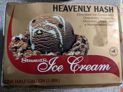 Heavenly Hash Chocolate Ice Cream With A Marshmallow Swirl