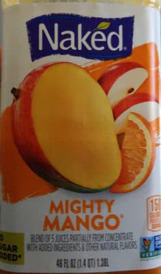 Mighty Mango Blend of 5 Juices Partially from Concentrate