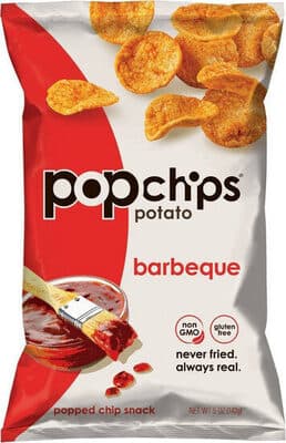Barbeque Potato Popped Chip Snack