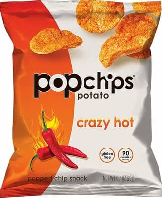 Potato Crazy Hot, Popped Chip Snack