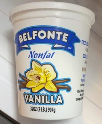 Vanilla Nonfat Yogurt