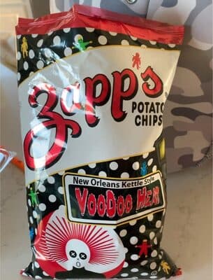 Voodoo heat potato chips