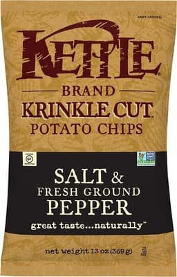 Salt & Fresh Ground Pepper Krinkle Cut Potato Chips