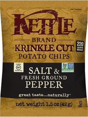 Salt & Fresh Ground Pepper Krinkle Cut Potato Chips