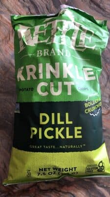 Krinkle Cut Potato Chips - Dill Pickle
