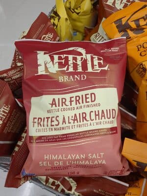 Air fried kettle cooked