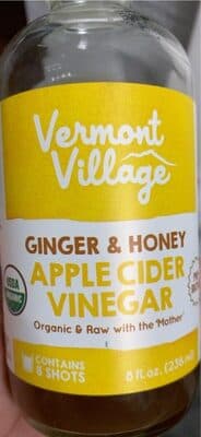 Ginger & Honey Apple Cider Vinegar