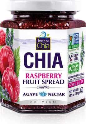 Raspberry Fruit Spread with Agave Nectar
