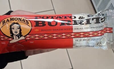Potato And Beef Burrito