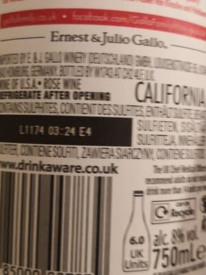 Gallo Family Vineyards White Zinfandel