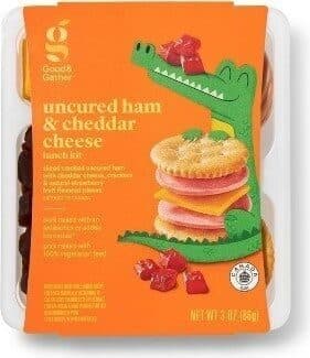 Uncured Ham & Cheddar Cheese Sliced Smoked Lunch Kit