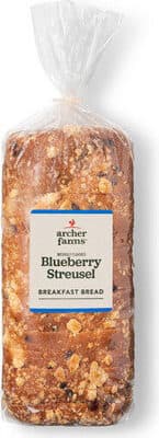 Blueberry Streusel Flavored Breakfast Bread