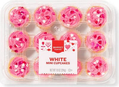 White Mini Cupcakes