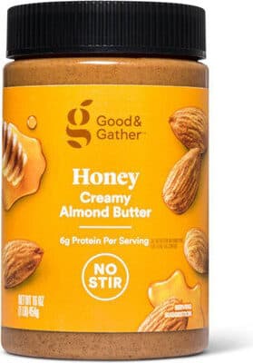 Honey Creamy No Stir Almond Butter