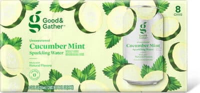 Unsweetened Cucumber Mint Sparkling Water