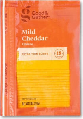 Mild Cheddar Extra-Thin Cheese