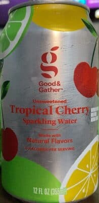 Tropical Cherry Sparkling Water