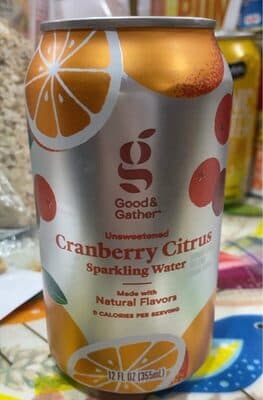 Cranberry Citrus Sparkling Water