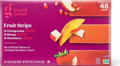Fruit Strips Variety Pack, Pomegranate, Mango, Strawberry