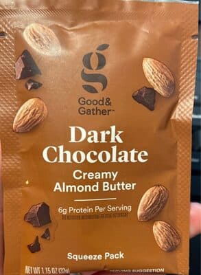 Dark Chocolate Creamy Almond Butter Squeeze Pack