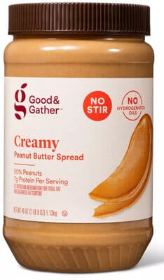 Natural Creamy Peanut Butter Spread