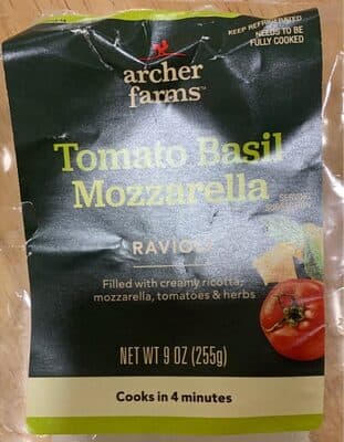 Tomato Basil Mozzarella Ravioli