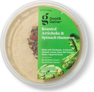 Roasted Artichoke & Spinach Hummus