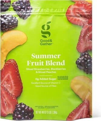 Summer Fruit Blend Sliced Strawberries, Blackberries & Sliced Peaches