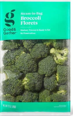 STEAM-IN-BAG BROCCOLI FLORETS