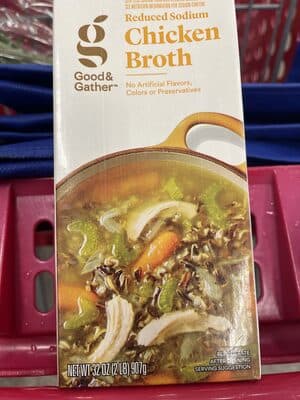 Reduced Sodium Chicken Broth