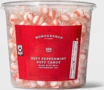 Soft Peppermint Puff Candy