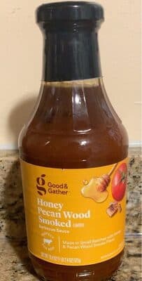 Honey Pecan Wood Smoked Flavored Barbecue Sauce