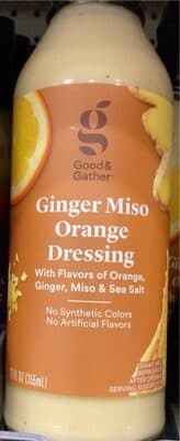Ginger Miso Orange Dressing