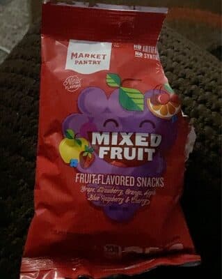 Mixed Fruit Grape, Strawberry, Apple, Blue Raspberry & Cherry Fruit-Flavored Snacks