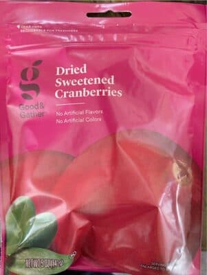 Dried Sweetened Cranberries