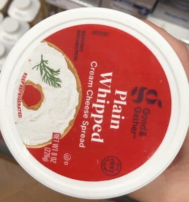 Plain Whipped Cream Cheese Spread