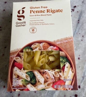 GLUTEN FREE CORN & RICE BLEND PASTA, PENNE RIGATE