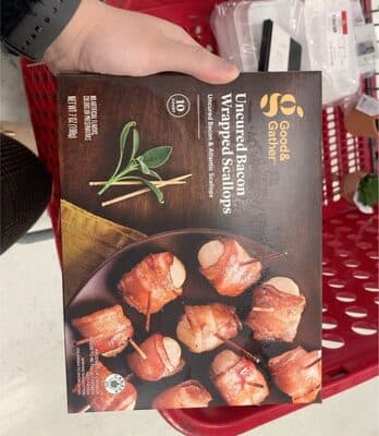 Uncured Bacon Wrapped Scallops