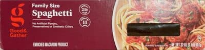 Enriched Macaroni Product, Spaghetti