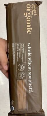 Whole Wheat Macaroni Product, Spaghetti