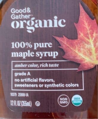 100% Pure Maple Syrup