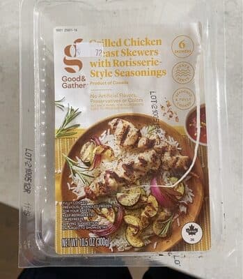 Grilled Chicken Breast Skewers with Rotisserie-Style Seasonings