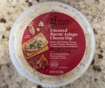 Uncured Bacon Asiago Cheese Dip