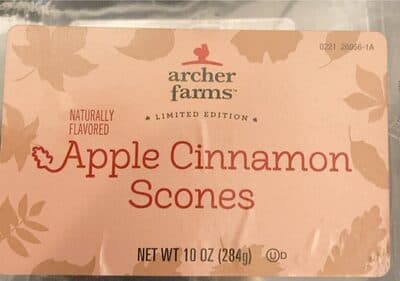 Apple Cinnamon Flavored Scones