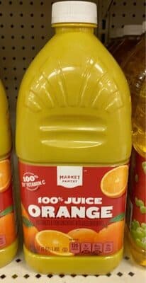 Orange 100% Juice Pasteurized & From Concentrate
