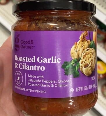 Roasted Garlic & Cilantro Salsa