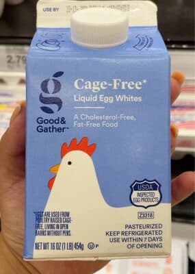 Cage-Free Liquid Egg Whites