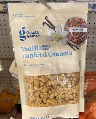 Vanilla Confetti Granola