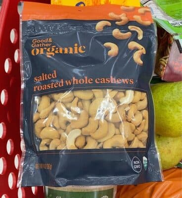 Salted Roasted Whole Cashews